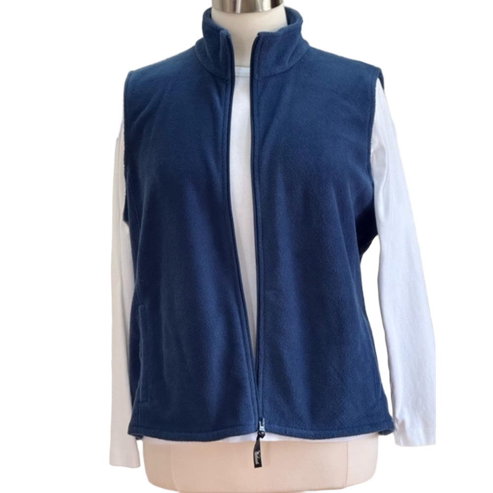 Woolrich Women's Marine Blue Fleece Vest